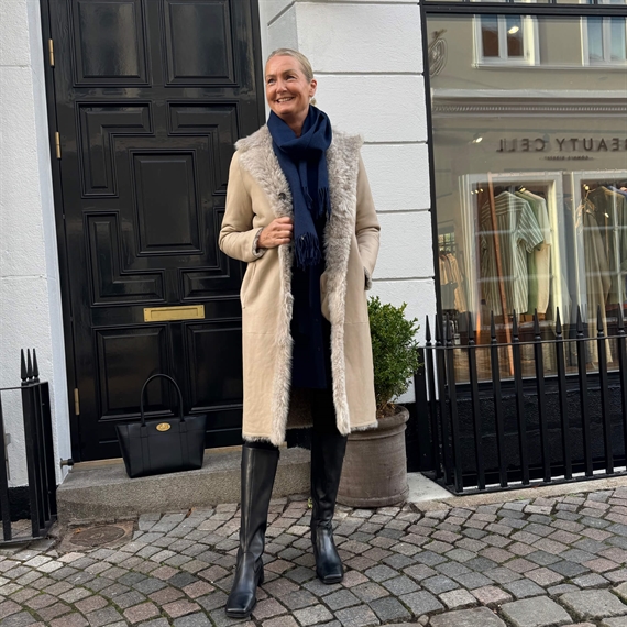 Utzon Caprina Frakke, Silver Mink